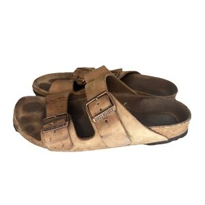 Birkenstock Arizona Oiled Leather Sandals Approx 38 Women's 7-7 1/2‎ Gorpcore